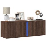vidaXL Zidni TV ormarić LED smeđa boja hrasta 100 x 31 x 35 cm Cijene