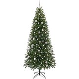 vidaXL Umestno božično drevo med 300 LED Zelena 240 cm PE in PVC | Shoptok.si
