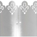  Rubnjaci za travnjak 10 pcs Srebrno 103 x 0,05 x 22 cm | shoptok.hr