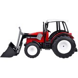  Crveni traktor veliki buldožer pokretna ruka veliki kotači rc0666 | shoptok.hr