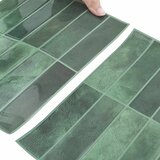 Pravougaona keramika 10 pcs Tamnozelena 29 x 23 x 0,08 cm | shoptok.hr