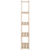 vidaXL 5-nadstropni regal s policami 80x28,5x170 cm trdna borovina | Shoptok.si