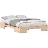  Krevetna konstrukcija Smeđa 140 x 190 cm | shoptok.hr
