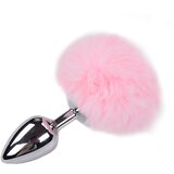Alive Metal Anal Fluffly Plug L Pink | shoptok.hr