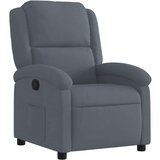vidaXL Naslanjač temno siv žamet | Shoptok.si