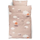 Done By Deer posteljina Happy Clouds, Roze | ePonuda.com
