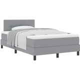  Krevet s opruga kutije Svijetlo siva 120 x 200 cm tkanina | shoptok.hr