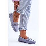 Boto marka niezdefiniowana Women's Classic Suede Loafers Blue Corinell | Shoptok.si