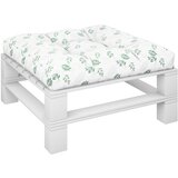  Jastuk za palete s uzorkom lišća 80 x 80 x 12 cm od tkanine | shoptok.hr