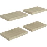 Maison Chic 4 kosi Stenske Police - Viseče police barva hrasta 40x23x3,8 cm MDF, (21794041) Cene
