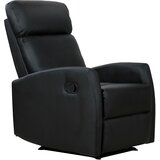 HOMCOM fotelj Recliner Relax, nastavljiv in ergonomski, umetno usnje z oblazinjenjem, za dom in pisarno, 65x92x100 cm, črn, (20745066) Cene
