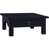 Furnova Klubska mizica svetlo črna kava 68x68x30 cm trden mahagonij, (21915710) Cene