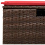vidaXL 5-dijelni set vrtnih sofa s jastucima poliratan smeđi | shoptok.hr