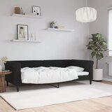 vidaXL Dnevni krevet crni 90 x 200 cm baršunasti Cijene