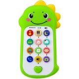  Interaktivni telefon za bebe sa melodijama Dinosaur - zeleni | shoptok.hr