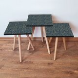 Hanah home set klub stočića 3Shp317, 3 komada, Svetloroze | ePonuda.com
