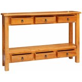  Konzolna stolica s ladicama Prirodna 115 x 32 x 76 cm | shoptok.hr