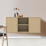 Hammel Furniture Niska viseća komoda u dekoru hrasta u prirodnoj boji 133x61 cm Mistral – | shoptok.hr