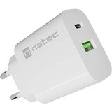 Natec WALL CHARGER RIBERA 1X USB-A + 1X USB-C 20W WHITE Cijene