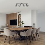 Rabalux plafonska spot lampa Emerencia, 4xE14, Crna | Eponuda.com