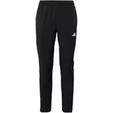 Adidas Športne hlače 'Colorblock 3-Stripes' žad / črna / bela