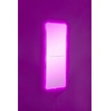 Hanah home ogledalo sa led osvetljenjem rectangular 20x80 cm pink | ePonuda.com