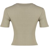 Trendyol Mink Cut Out Detailed Collar Blouse | ePonuda.com