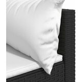  Kutna vrtna sofa od poliratana s jastucima crna | Eponuda.com