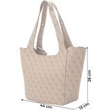 Guess Nakupovalna torba 'Calista' bež / rjava | Shoptok.si