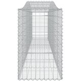  Lučne gabionske košare 2 kom 400x50x80/100 cm pocinčano željezo | shoptok.hr