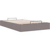  Otomanski okvir kreveta bez madraca smeđesivi 120x190cm tkanine | shoptok.hr