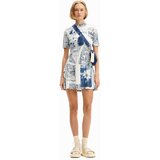 Desigual Haljina morsko plava / svijetloplava / bijela | shoptok.hr