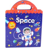  Set of Educational Stickers Space Learning English Book | shoptok.hr