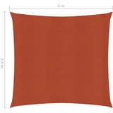 vidaXL Jedro za zaštitu od sunca 160 g/m² terakota 2 x 2 5 m HDPE | shoptok.hr