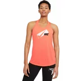 Nike DRI-FIT ELASTIKA Ženska majica bez rukava za trening, narančasta, veličina