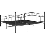  Okvir za krevet crni metalni 200 x 200 cm | shoptok.hr