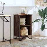 vidaXL Knjižna omara rjavi hrast 50x31x74,5 cm inženirski les | Shoptok.si