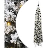vidaXL Umestno božično drevo Zelena 210 cm PVC in Jeklo in Plastika | Shoptok.si