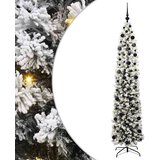 vidaXL Umjetno božićno drvce Zelena 210 cm PVC i čelik i plastika | shoptok.hr