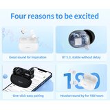 hoco. TWS slušalice (EW17 Amusement) s Bluetooth 5.3 - crne | shoptok.hr
