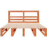  Okvir kreveta bez madraca voštano smeđi 135x190 cm od borovine | shoptok.hr
