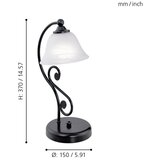 Eglo murcia stona lampa/1, crna/alabaster 4546DXD | Eponuda.com