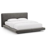 Micadoni Tamno sivi tapecirani bračni krevet 140x200 cm Linea – | shoptok.hr