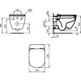 Ideal Standard SIKOTSF0 tesi wc školjka s kompletom tece 9400400 | Shoptok.si
