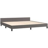  Okvir za krevet s uzglavljem sivi 200x200 cm od umjetne kože | shoptok.hr