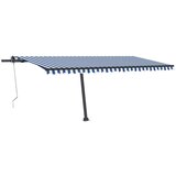  Samostojeća automatska tenda 500 x 350 cm plavo-bijela | shoptok.hr