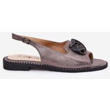 S. BARSKI Shimmering Women's Sandals With Decoration S.Barski | Shoptok.si