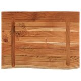  Kupaonska radna ploča 80x60x3,8 cm pravokutna od drva bagrema | shoptok.hr