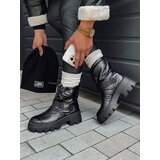 DStreet Botki damskie WINTERLINE a'la śniegowce czarne | Shoptok.si