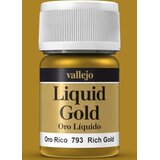 Vallejo Model Color 214 bogato zlata (Rich Gold) (793) - 35 ml | Shoptok.si